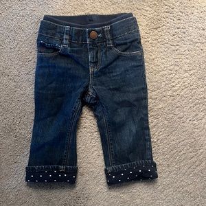 Baby Gap lined jeans 12-18 months